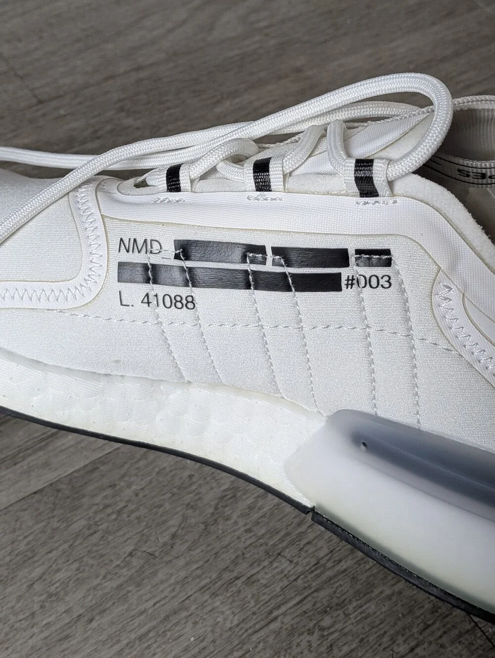 Men's Adidas NMD V3 (FZ5965) - White/Black, Size 8